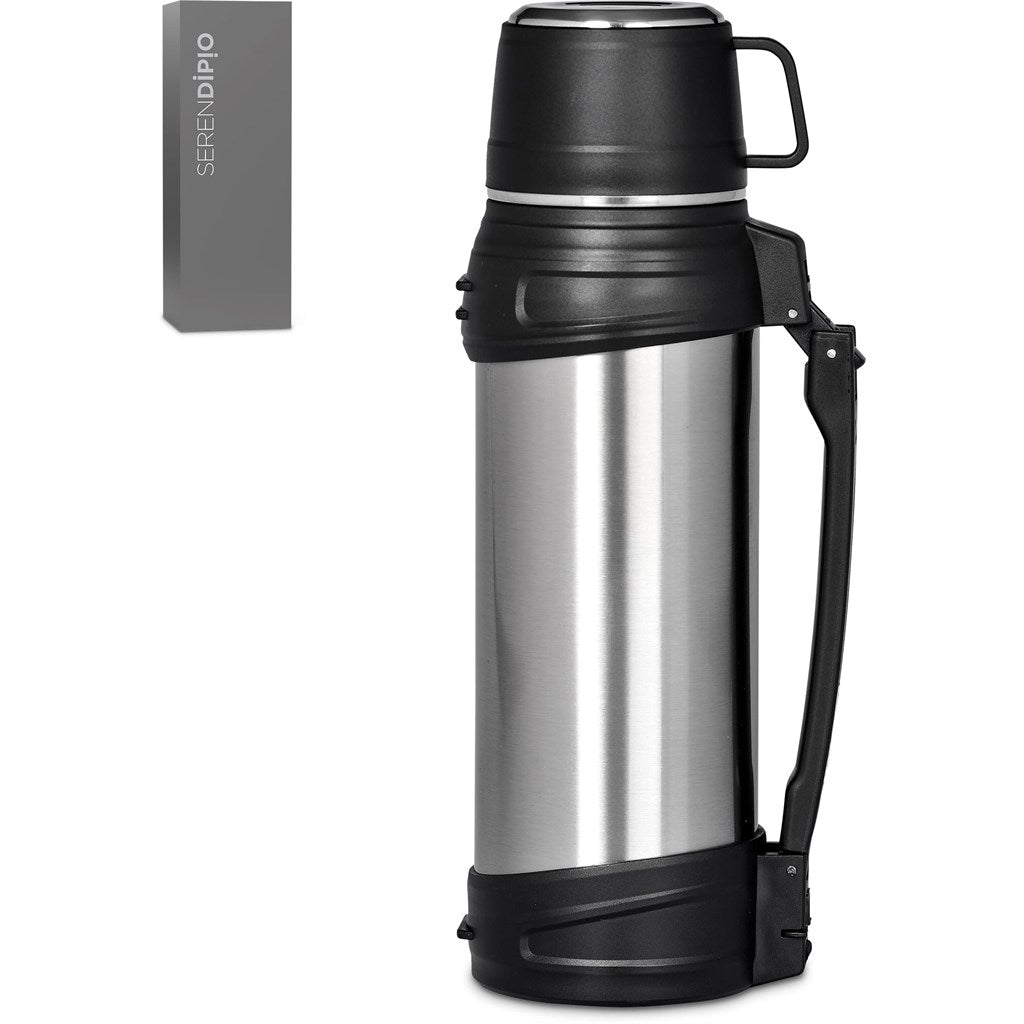 Serendipio Highlander Vacuum Flask – 1.2 Litre | Metal Drinkware | Custom Branded Drinkware | Gift Wrap Shop