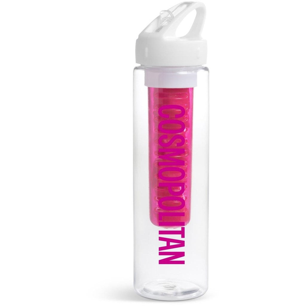 Zest Plastic Infuser Bottle - 750ml - Pink | Drinkware And Food | Custom Branded & personalised promotional products | Giftwrap Shop