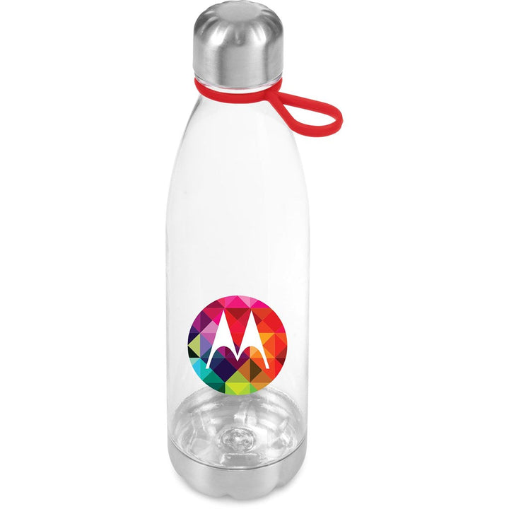 Clearview Plastic Water Bottle - 750ml - Red | Drinkware And Food | Custom Branded & personalised promotional products | Giftwrap Shop