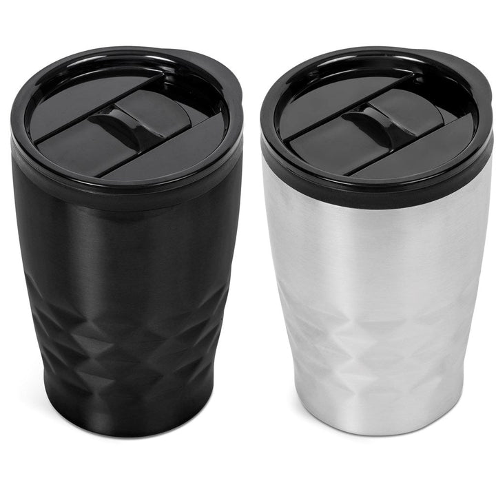 Vega Stainless Steel & Plastic Double-Wall Tumbler – 350ml | Metal Drinkware | Custom Branded & personalised promotional products | Giftwrap Shop