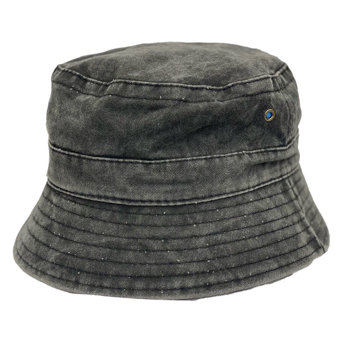 Denim Bucket Hat | Black