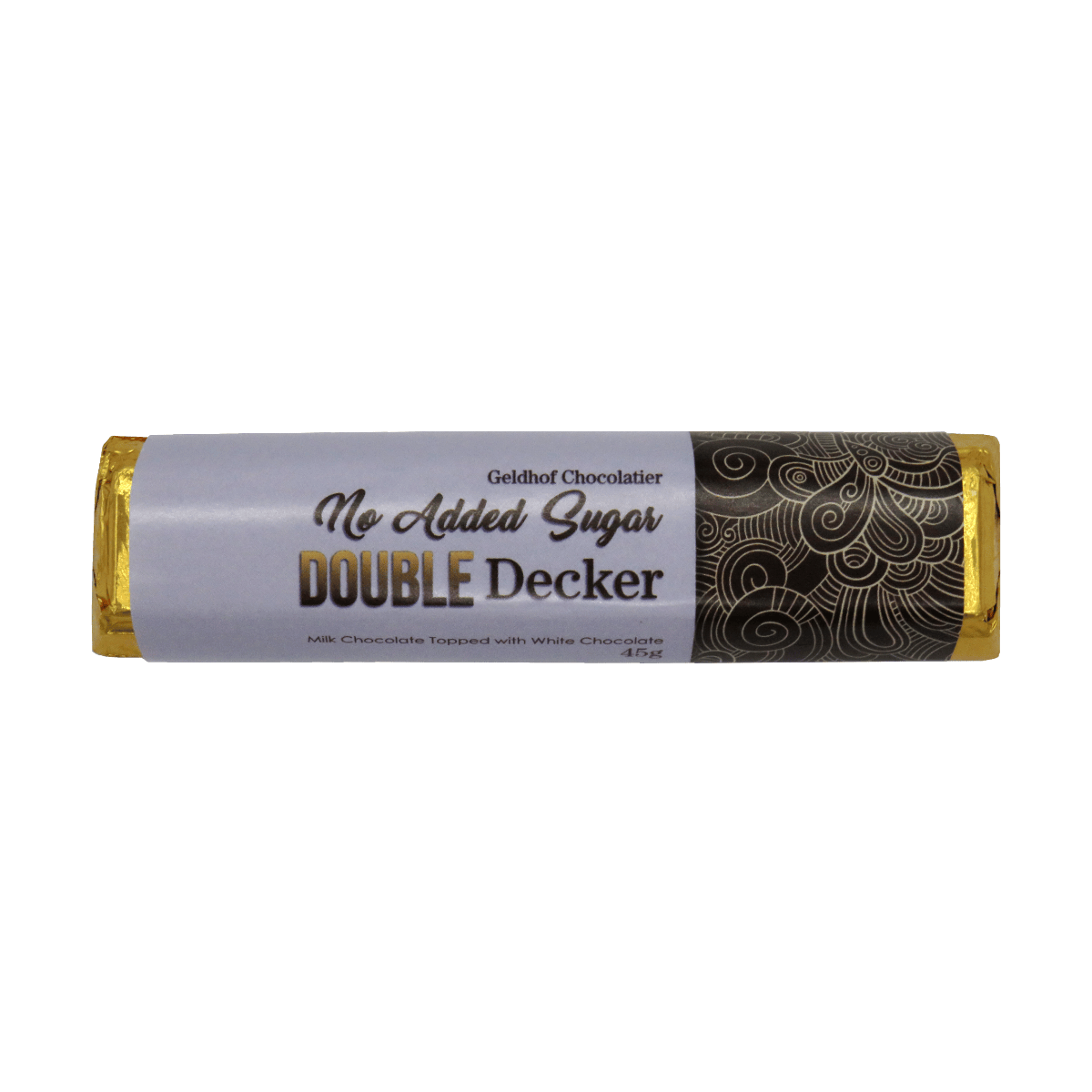 Geldhof Double-Decker Chocolate Bar [No-Added Sugar]
