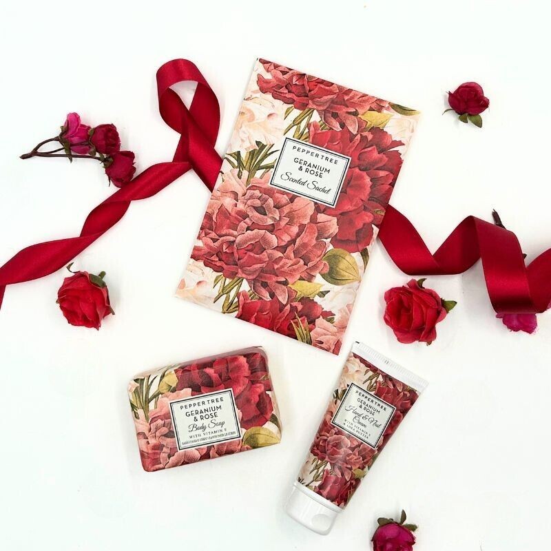 Geranium & Rose Pamper Gift Set