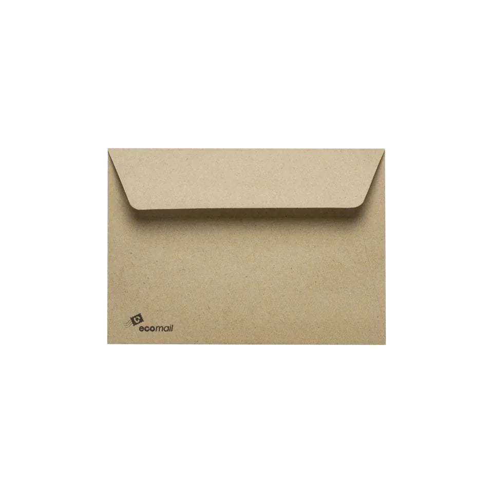 Brown C6 Envelopes Full Gum