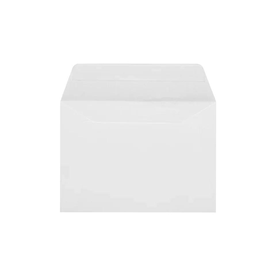 White C6 Envelopes Simpli Stick