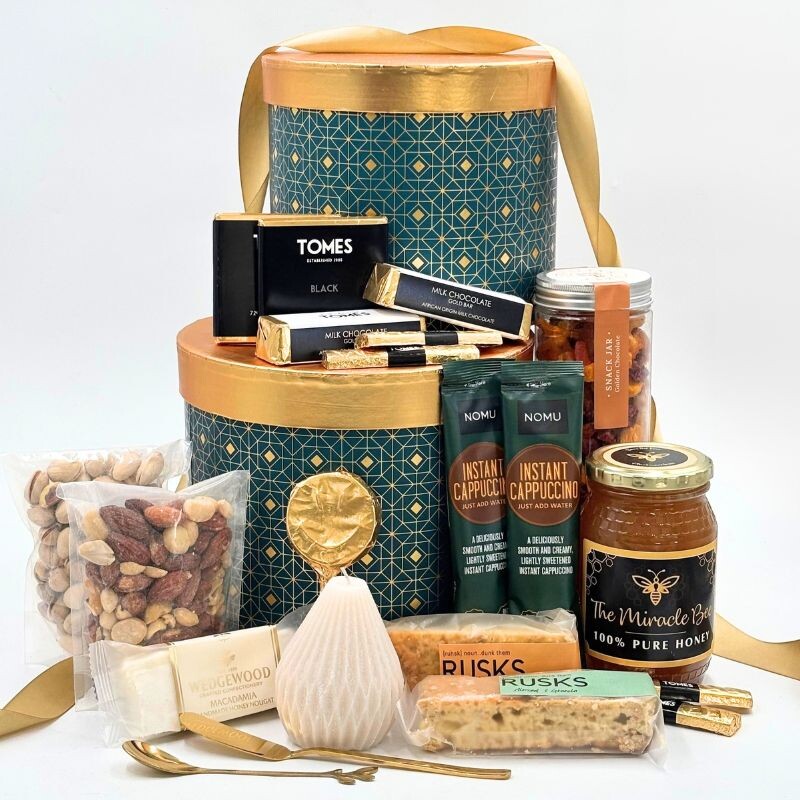 Golden Family Festivities Tier Gift Hamper
