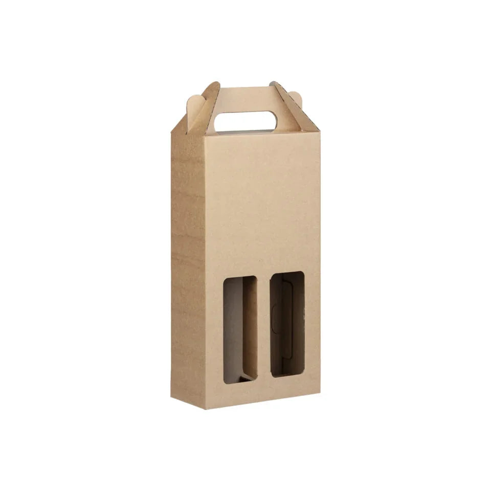 Econo 2 Bottle Window Wine Box