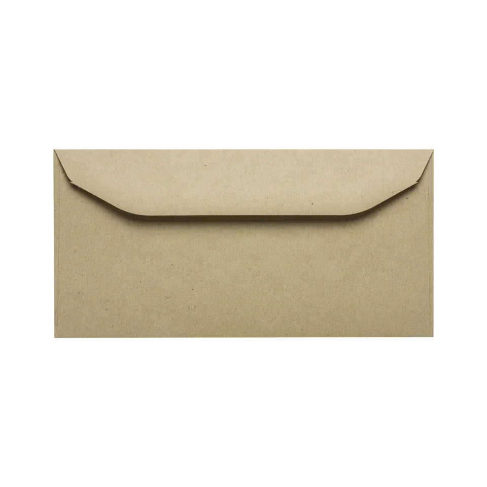 Brown DL Envelopes Full Gum