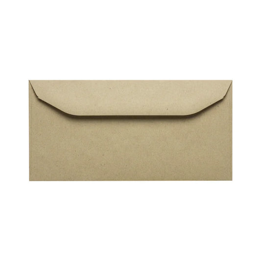 Brown DL Envelopes Full Gum
