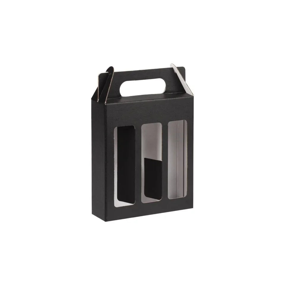 3 Bottle Gable Top Small Sauce Box