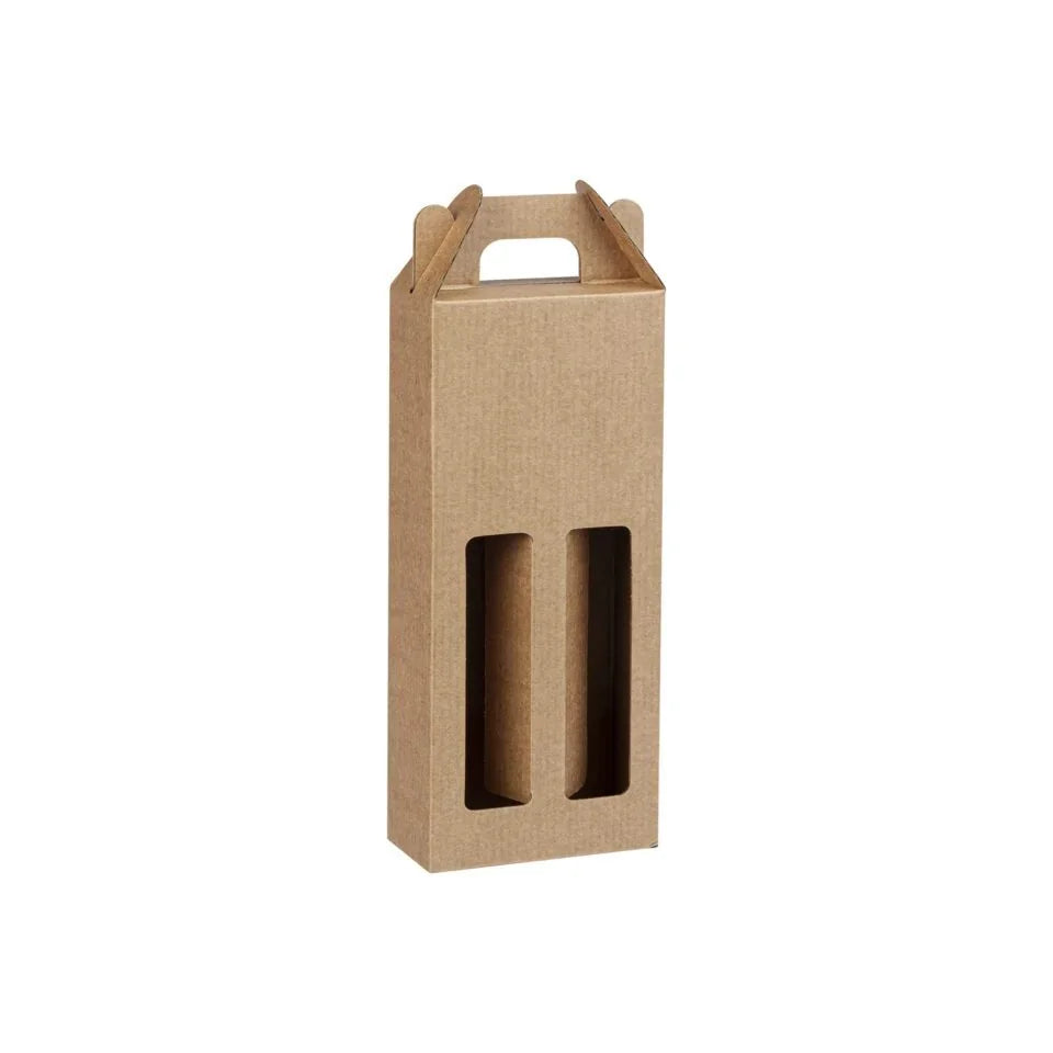 2 Bottle Gable Top Dorica Box