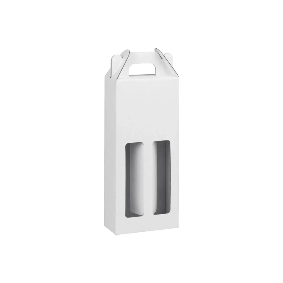 2 Bottle Gable Top Dorica Box
