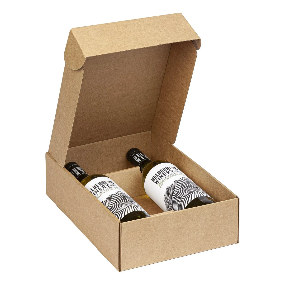 2 Bottle Shipping Box