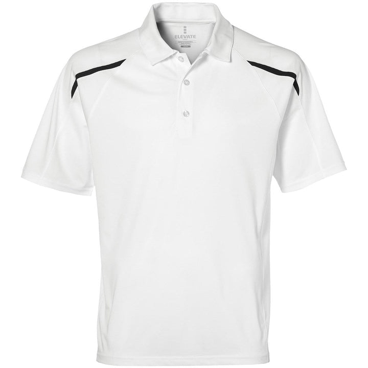 Mens Nyos Golf Shirt - White | Golf Shirts | Custom-branded corporate clothing | Giftwrap Shop