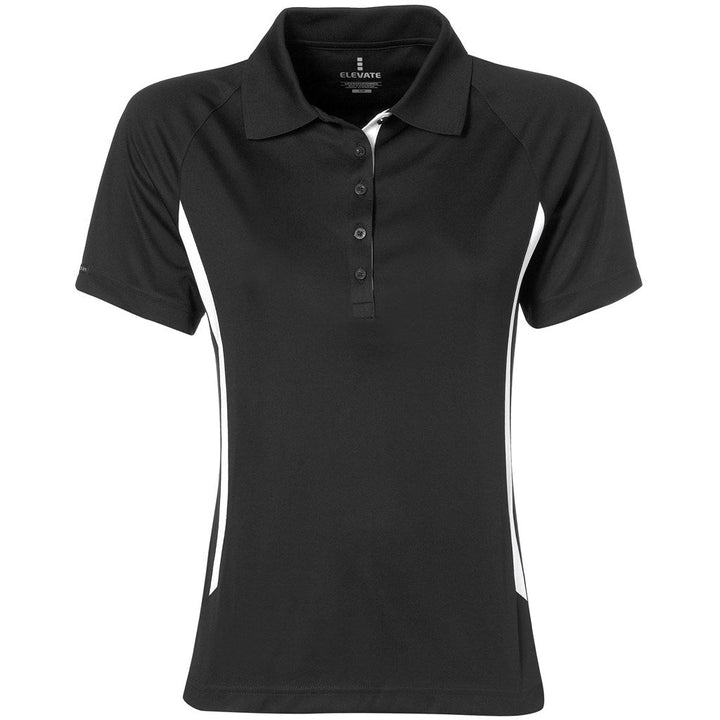 Ladies Mitica Golf Shirt - Black | Golf Shirts | Custom-branded corporate clothing | Giftwrap Shop