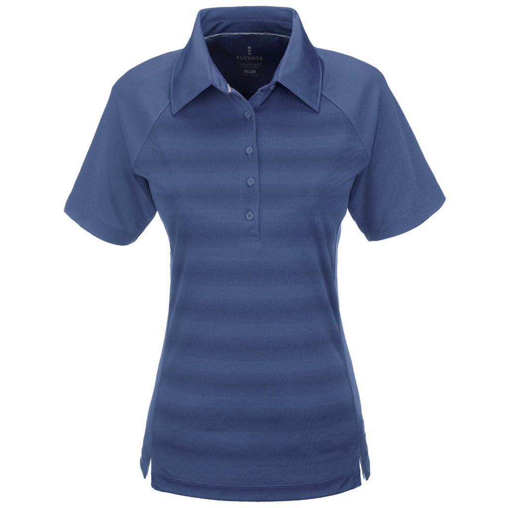 Ladies Shimmer Golf Shirt - Blue | Golf Shirts | Custom-branded corporate clothing | Giftwrap Shop