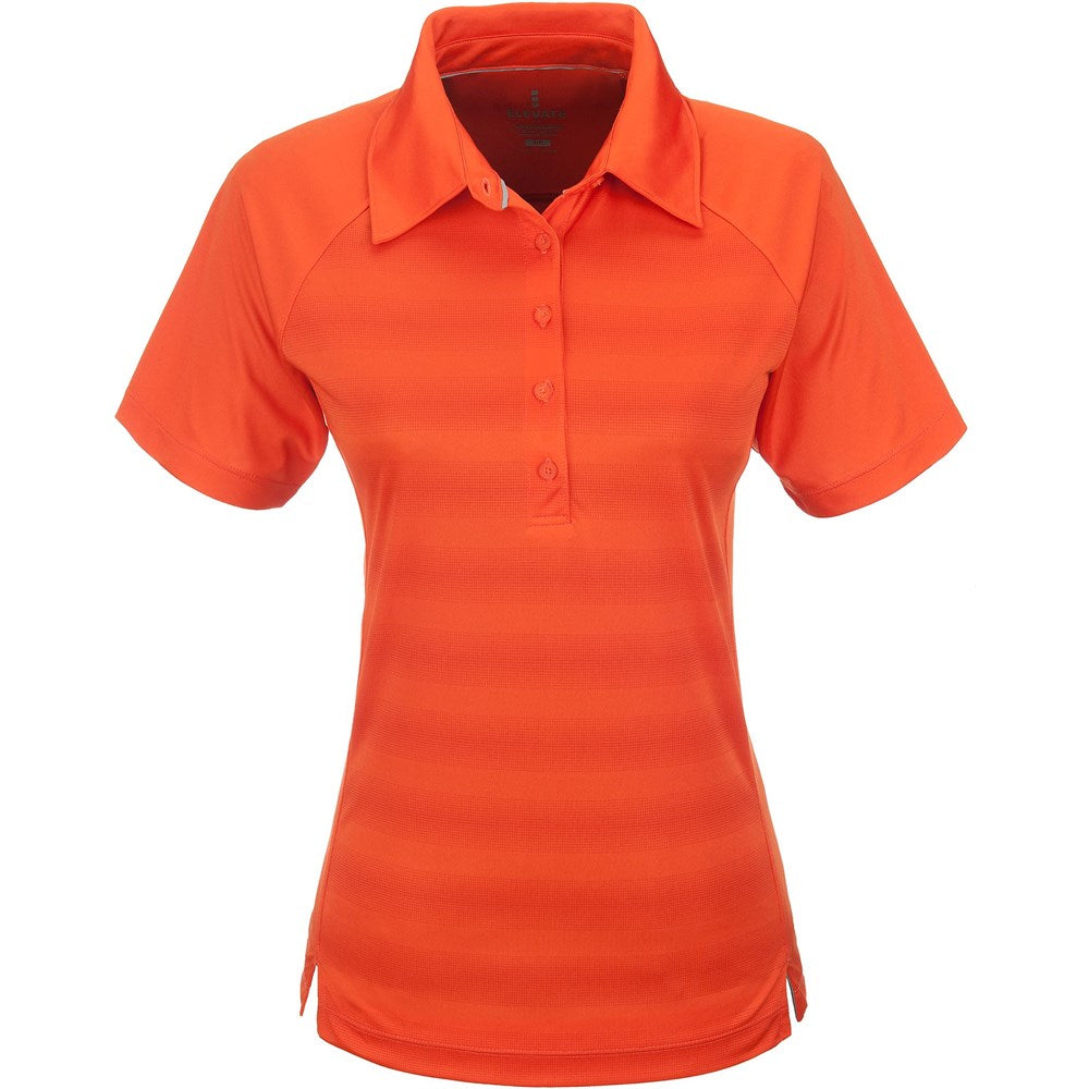 Ladies Shimmer Golf Shirt - Orange | Golf Shirts | Custom-branded corporate clothing | Giftwrap Shop