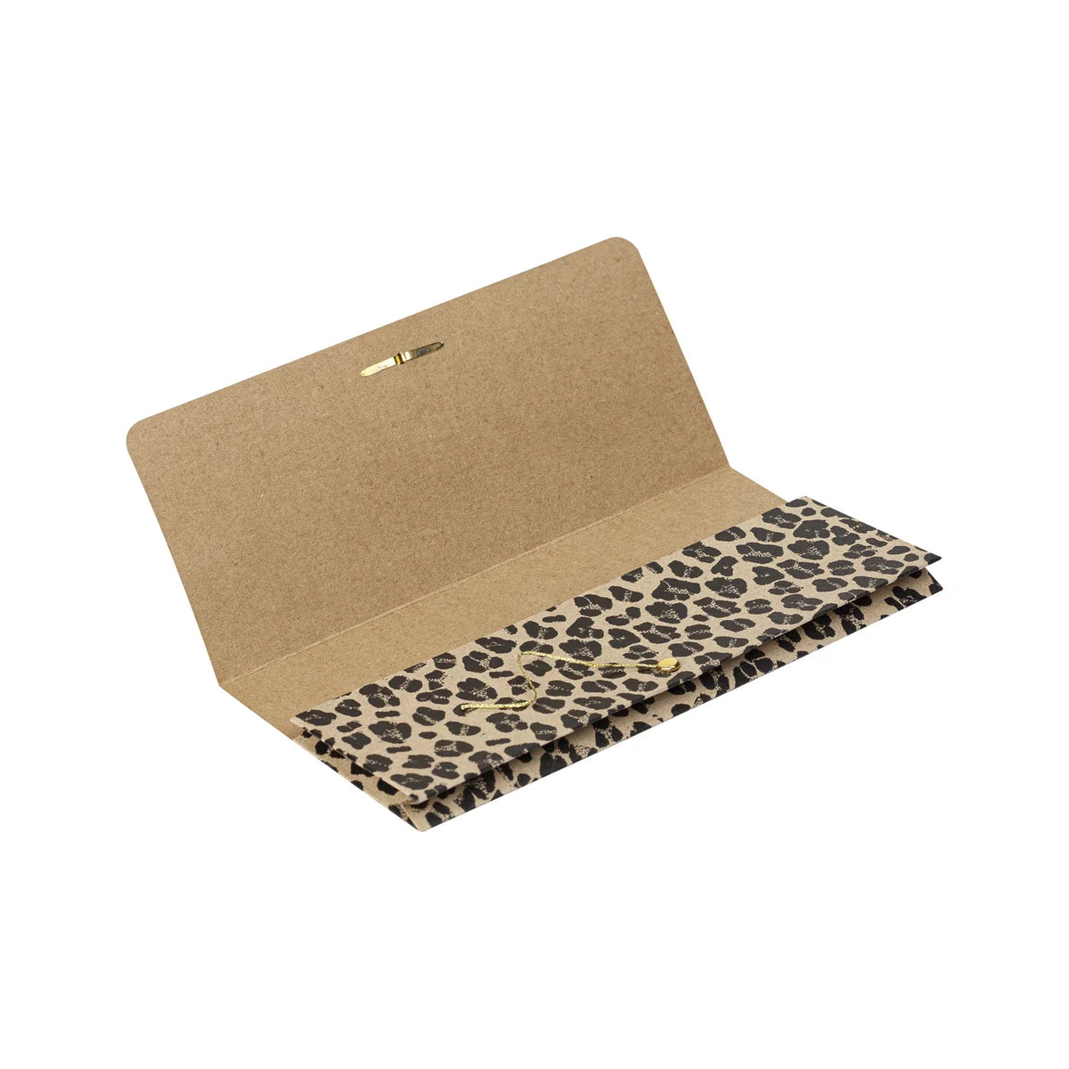 Voucher Wallet with Gold Stud