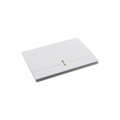 A4 Document Wallet with Gold Stud