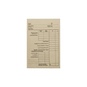 Brown Wage Envelopes Printed