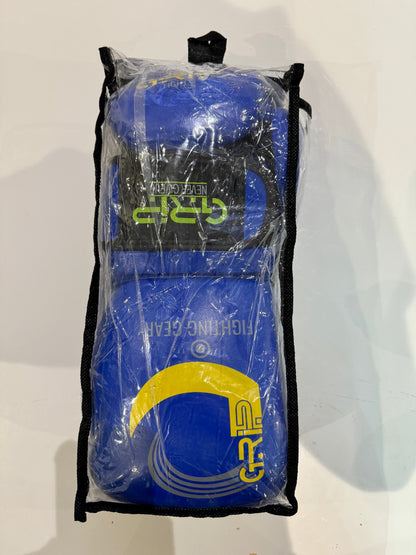 Grip Boxing Gloves | G8 Genuine Cowhide Leather Pro | Blue