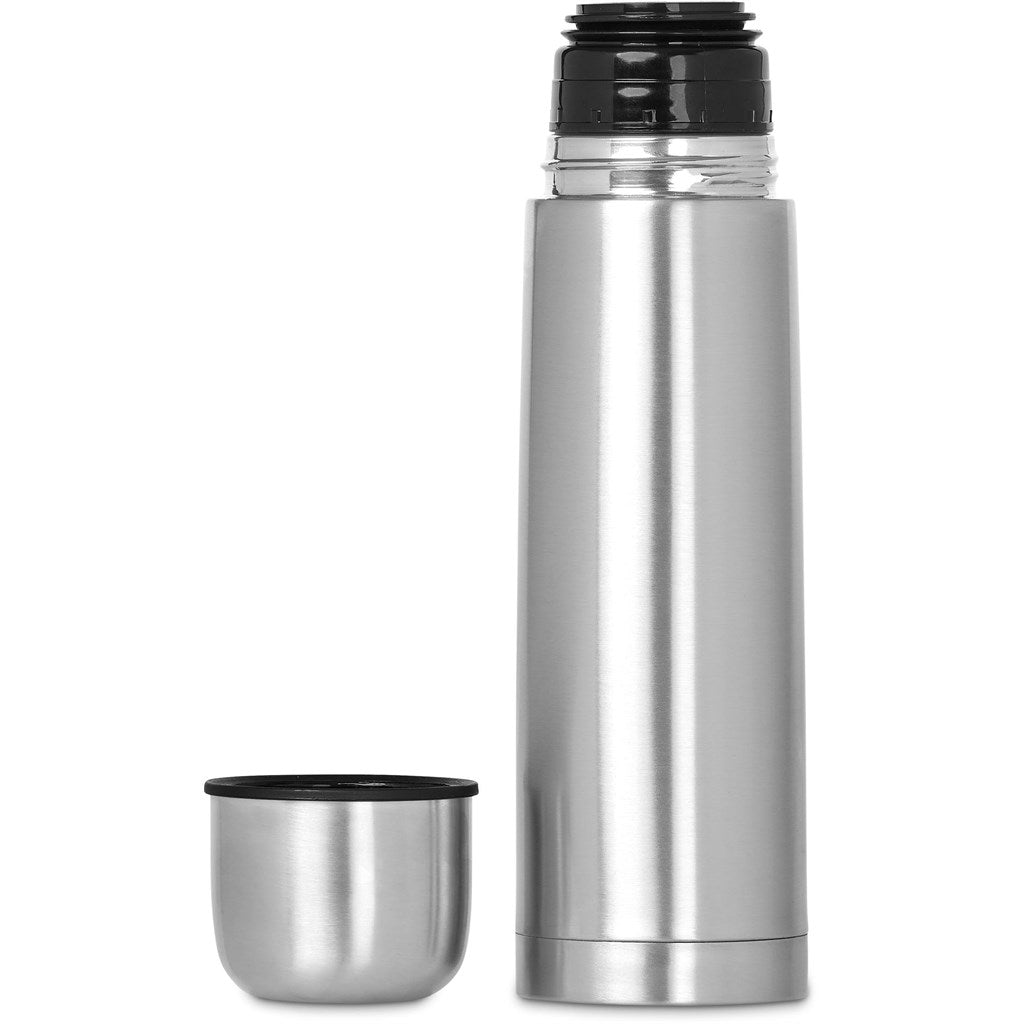 Consulate Stainless Steel Vacuum Flask - 500ml | Metal Drinkware | Custom Branded Drinkware | Gift Wrap Shop