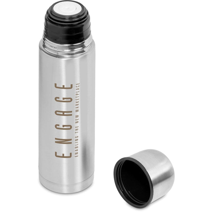 Consulate Stainless Steel Vacuum Flask - 500ml | Metal Drinkware | Custom Branded Drinkware | Gift Wrap Shop