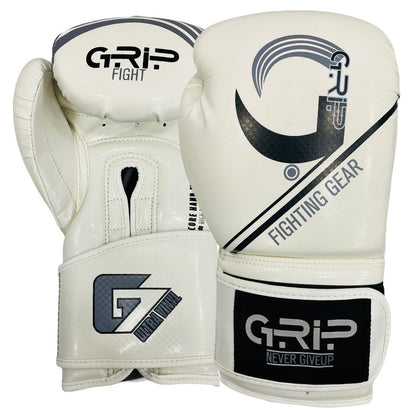 Grip FS Boxing Gloves | G7 Supreme Vinyl | White