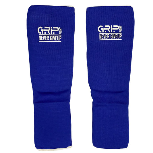 Grip FS Boxing Shin Pads Polyester With Padding | Blue