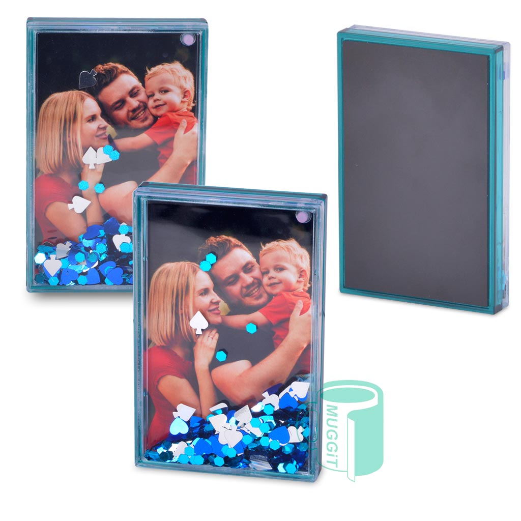 Fridge Magnet Snow Globe Frame - product view 2