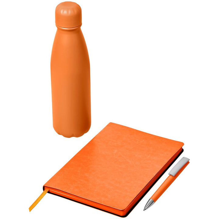 Delgado Kraft Gift Set - Orange-Sets-Custom-brsndrd Gifts-Giftwrap Shop