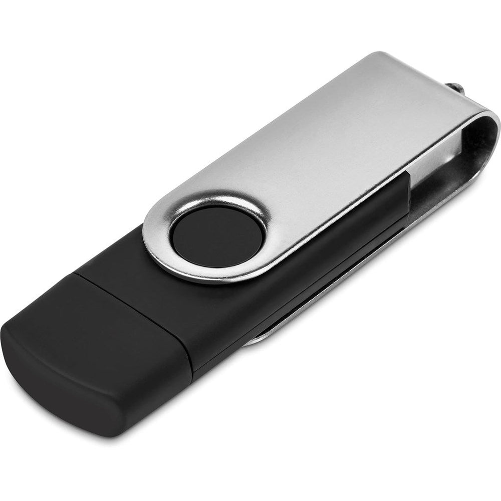 Shuffle Glint Flash Drive – 32GB - Silver | Memory Sticks | Custom-Branded Promotional Gifts | Giftwrap Shop