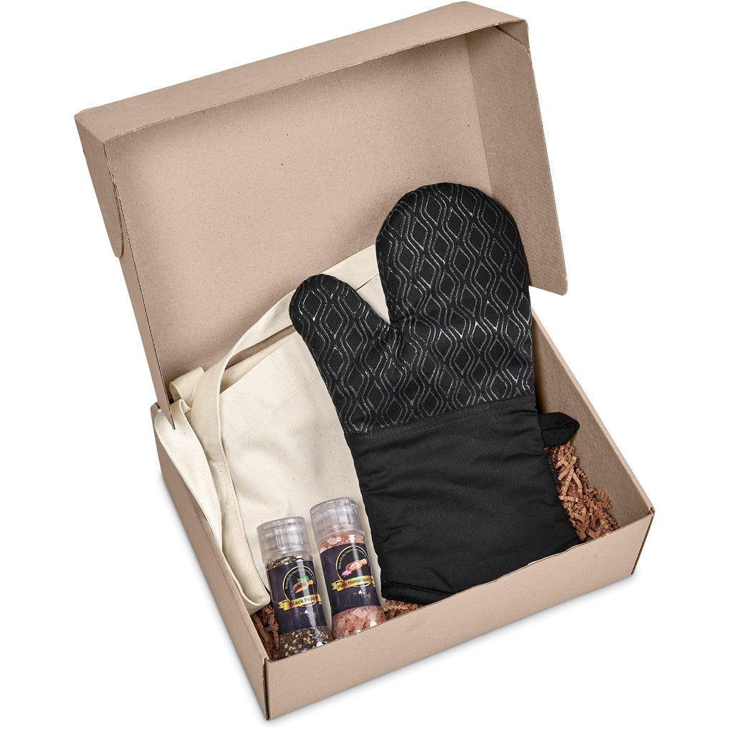 Viedma Gourmet Gift Set - Black-Braai Ideas-Custom-brsndrd Gifts-Giftwrap Shop