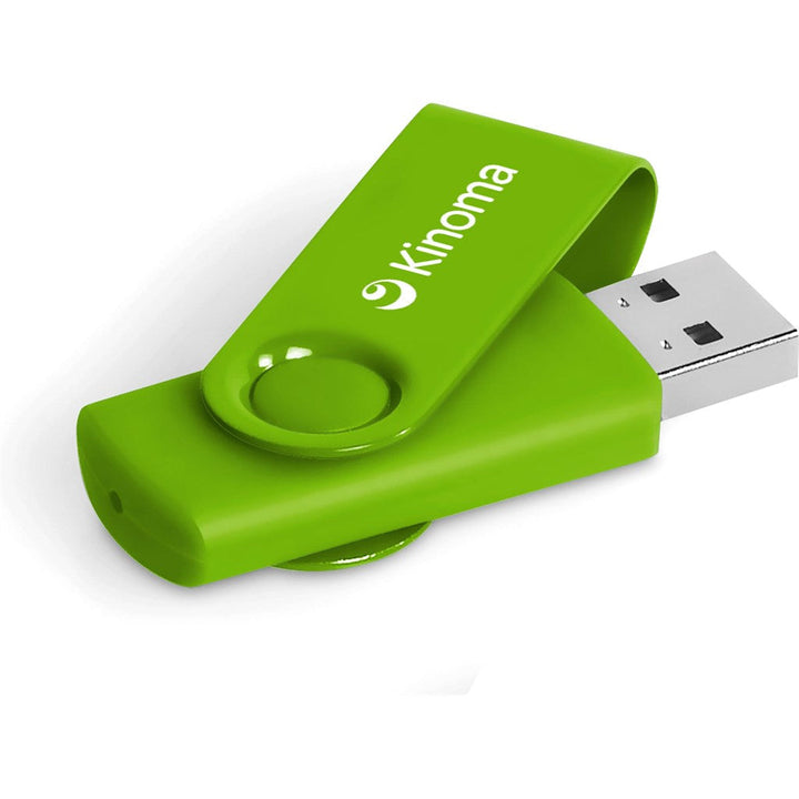 Axis Gyro Flash Drive - 16GB - Lime | Memory Sticks | Custom-Branded Promotional Gifts | Giftwrap Shop