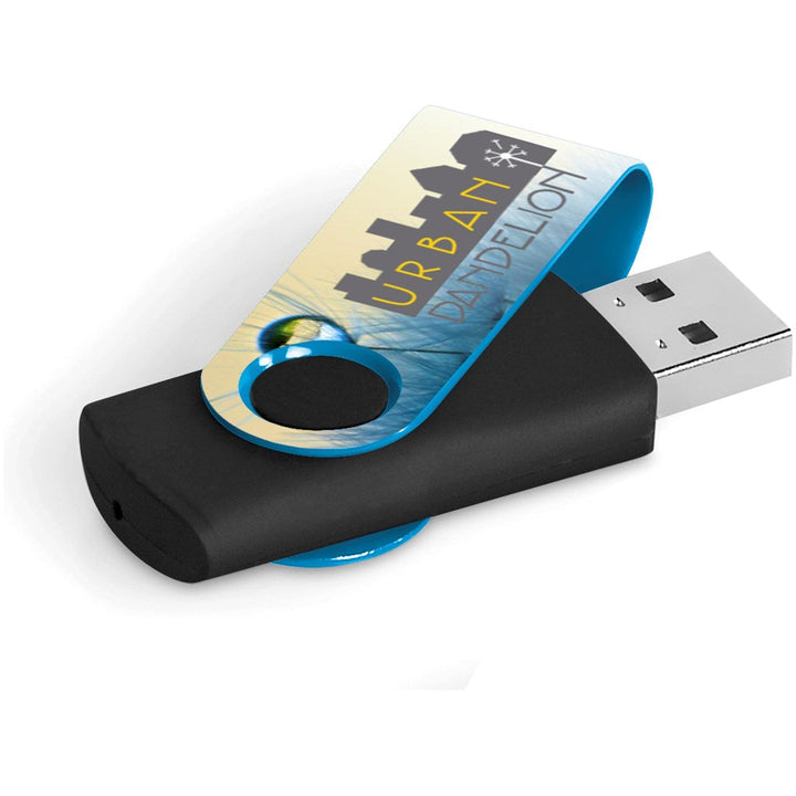 Axis Gyro Black Flash Drive - 4GB