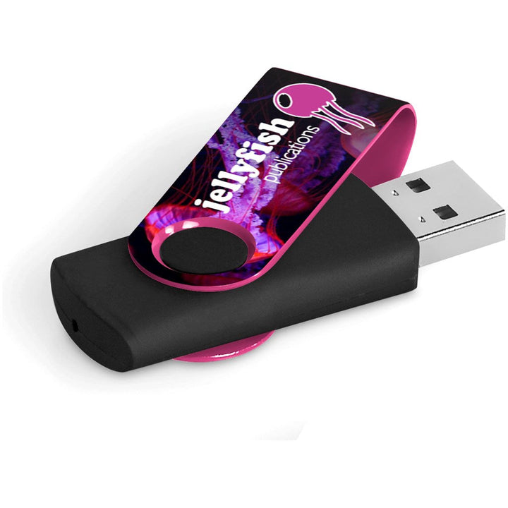 Axis Gyro Black Flash Drive - 4GB | Memory Sticks | Custom-Branded Promotional Gifts | Giftwrap Shop