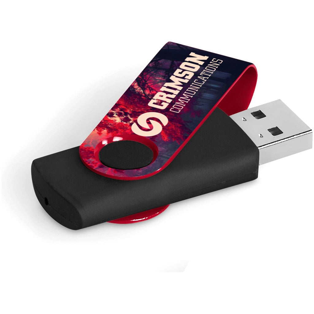 Axis Gyro Black Flash Drive - 4GB | Memory Sticks | Custom-Branded Promotional Gifts | Giftwrap Shop