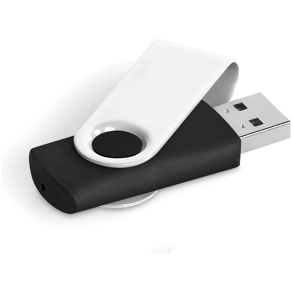 Axis Gyro Black Flash Drive - 4GB | Memory Sticks | Custom-Branded Promotional Gifts | Giftwrap Shop