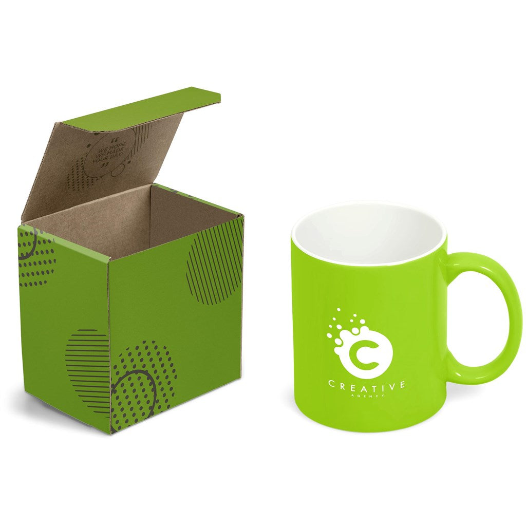 Omega Mug in Bianca Custom Gift Box-Cups Mugs And Short Tumblers In Custom Gift Boxes-Custom branded & personalised mugs-Giftwrap Shop