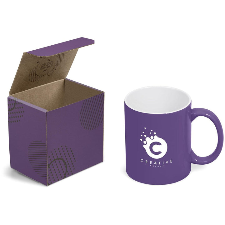 Omega Mug in Bianca Custom Gift Box-Cups Mugs And Short Tumblers In Custom Gift Boxes-Custom branded & personalised mugs-Giftwrap Shop