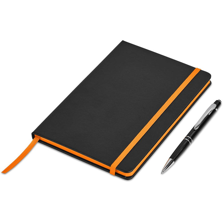 Carter Notebook & Pen Set - Orange