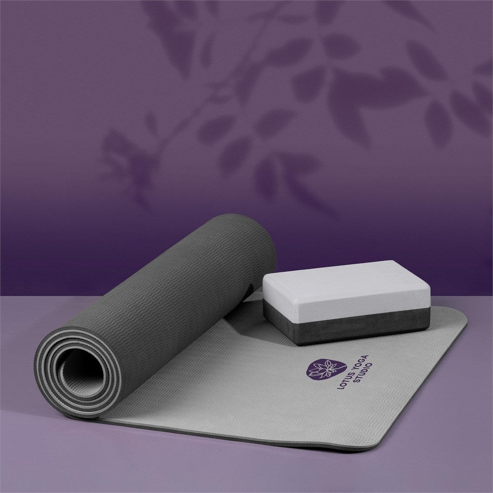 Eva & Elm Eclipse Two Tone Exercise Mat-Sports and Wellness-Gift Wrap Shop