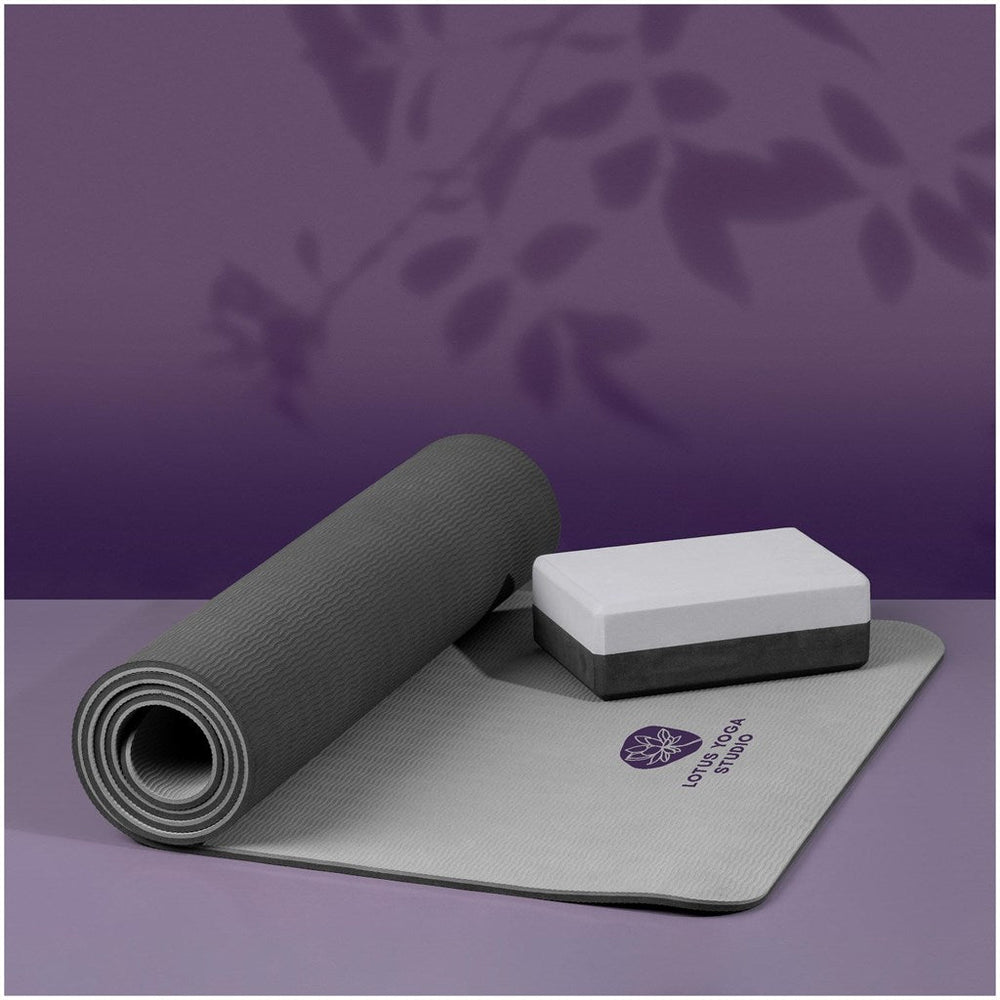 Eva & Elm Eclipse Two Tone Exercise Mat-Sports and Wellness-Gift Wrap Shop