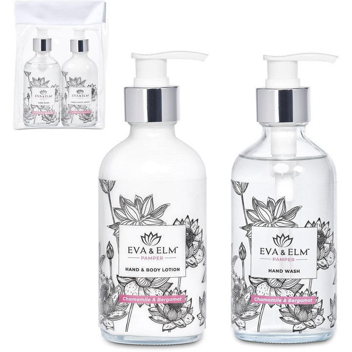 Eva & Elm Hand Wash & Hand Lotion Set | Pamper Gifts | Custom branded & personalised promotional gifts | Gift Wrap Shop