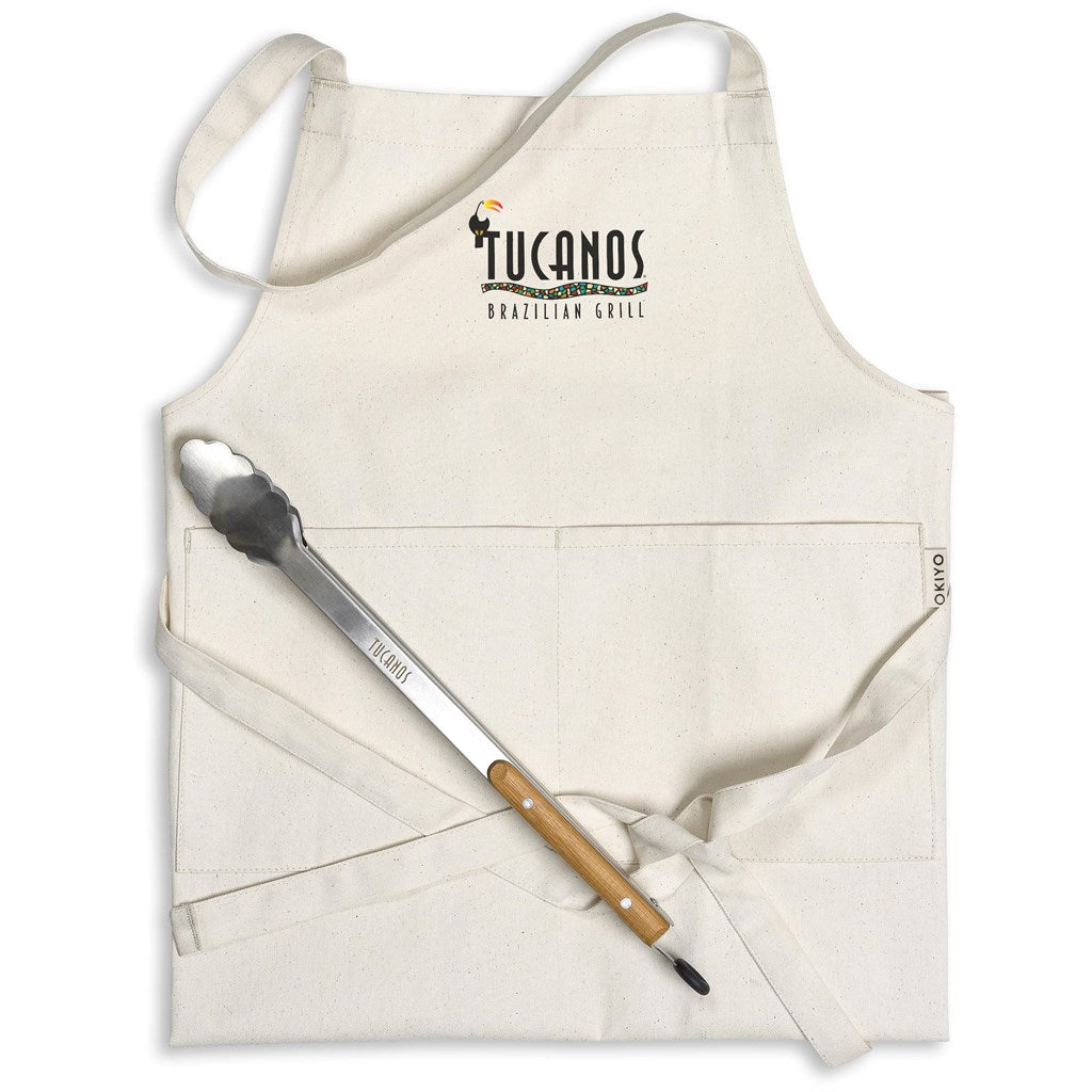 Okiyo Washoku Apron Gift Set | Braai Ideas | Custom branded & personalised corporate gifts | Gift Wrap Shop