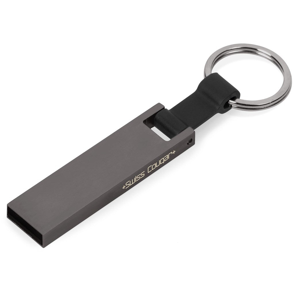 Swiss Cougar Paris Flash Drive Keyholder - 16GB | Memory Sticks | Custom-Branded Promotional Gifts | Giftwrap Shop