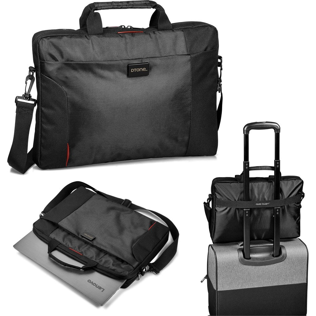 Swiss Cougar Belgrade Laptop Bag - Black-Custom branded-Giftwrap Shop