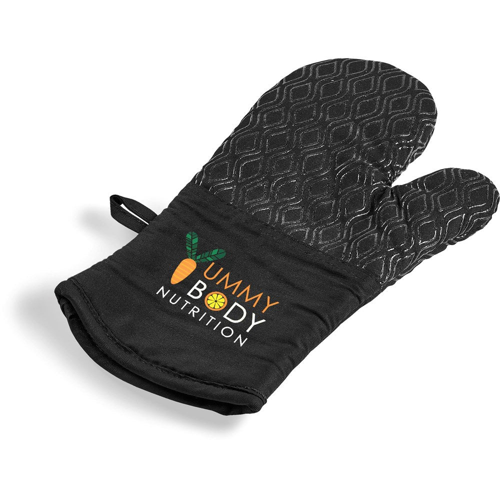 Serendipio Tanoreen Oven Glove Pair - Black | Home and Living | Custom branded & personalised corporate gifts | Gift Wrap Shop