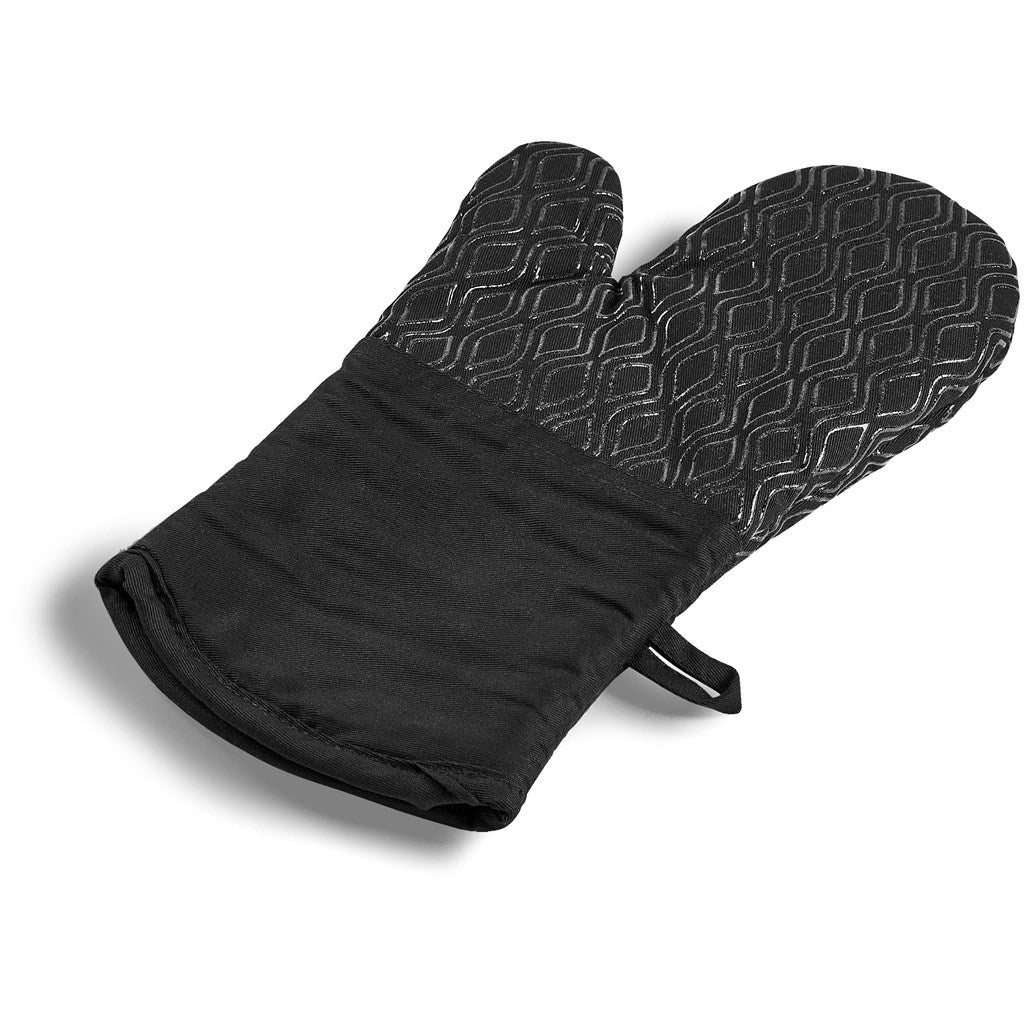 Serendipio Tanoreen Oven Glove Pair - Black | Home and Living | Custom branded & personalised corporate gifts | Gift Wrap Shop