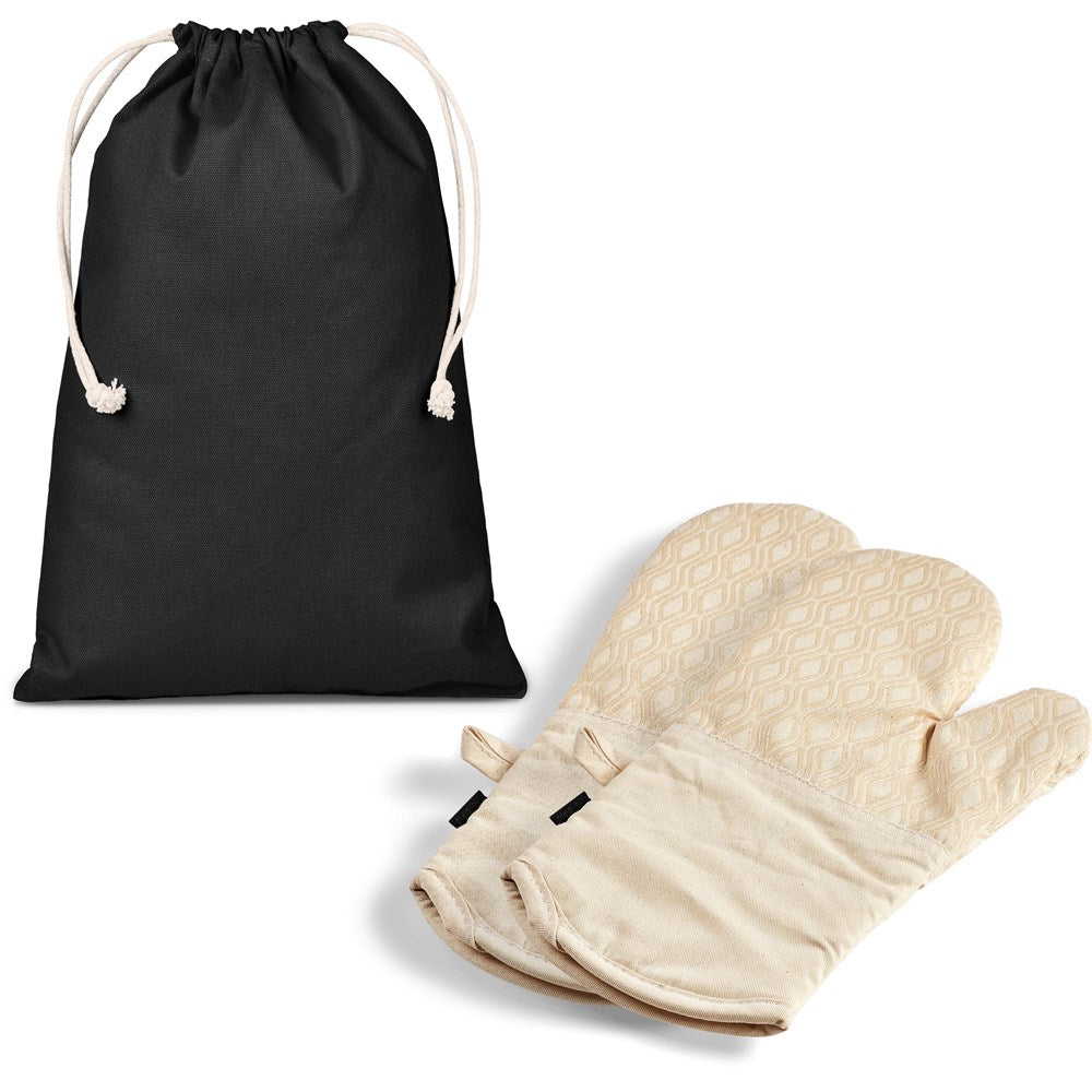 Serendipio Tanoreen Oven Glove Pair - Natural | Home and Living | Custom branded & personalised corporate gifts | Gift Wrap Shop